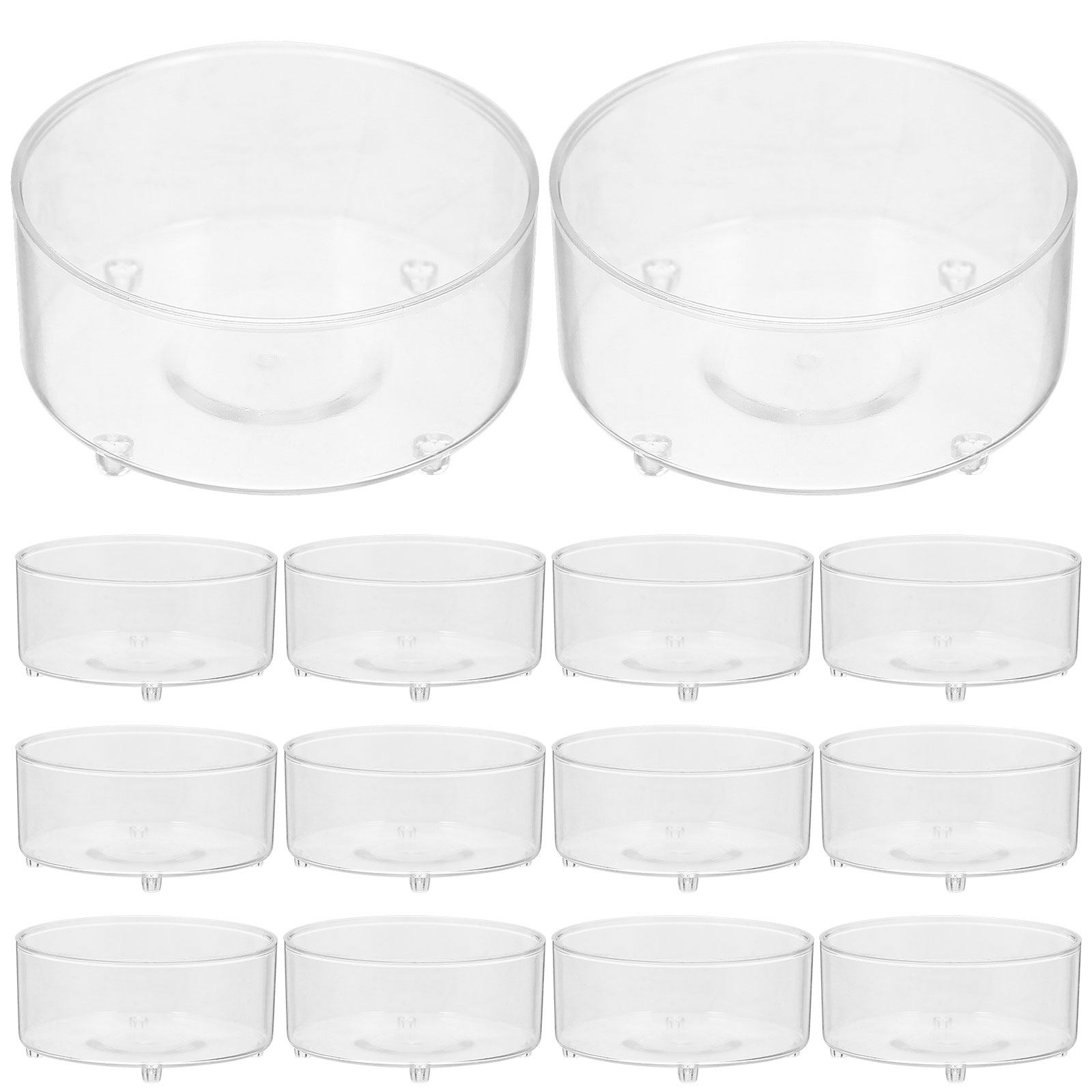 Candle Making Supplies - 50Pcs Plastic Cups for Tealight Candles