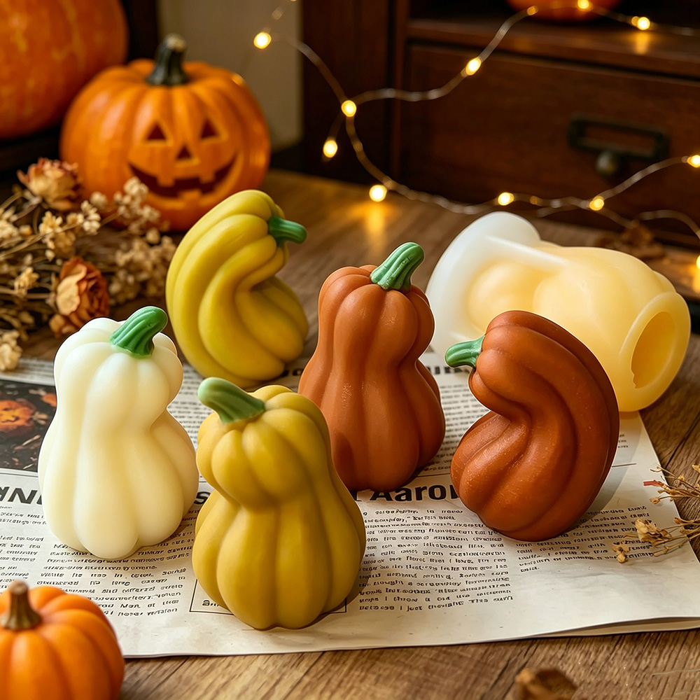 Candle Making Books For Beginners - Halloween Pumpkin Decoration Silicone Mold DIY