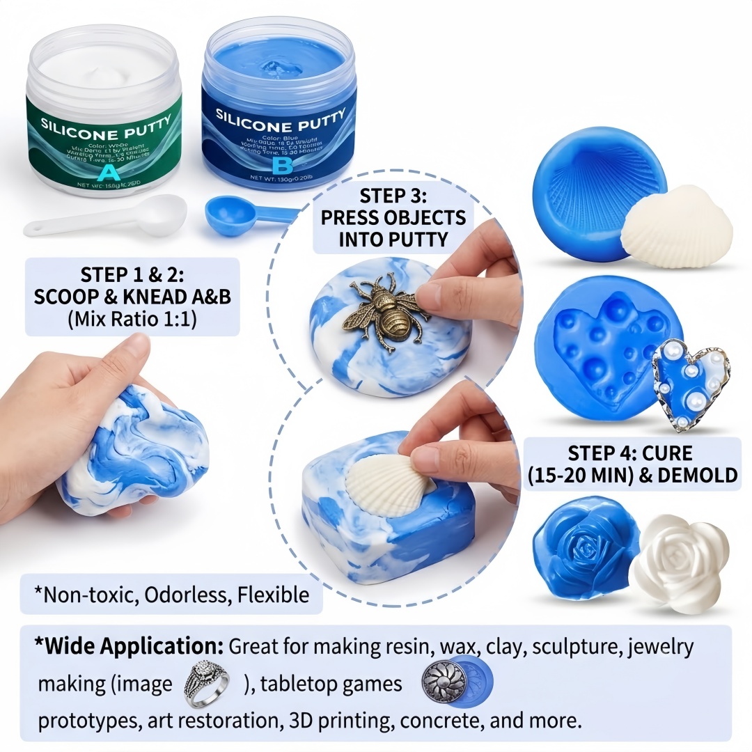 Silicone Putty Mold Making Sup - Candle Mold Silicone review and price