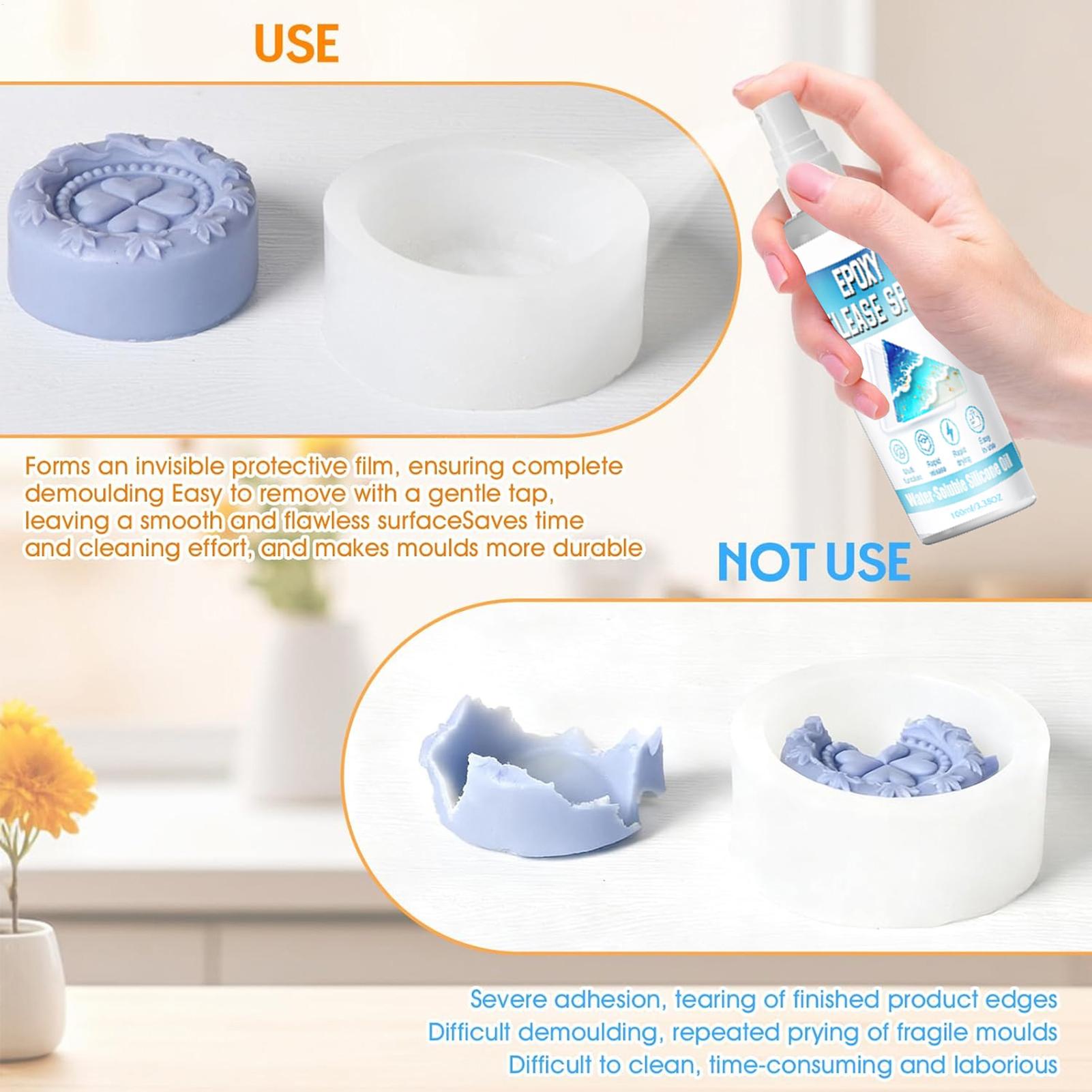 100ml Silicone Release Spray E - Candle Mold Silicone review and price