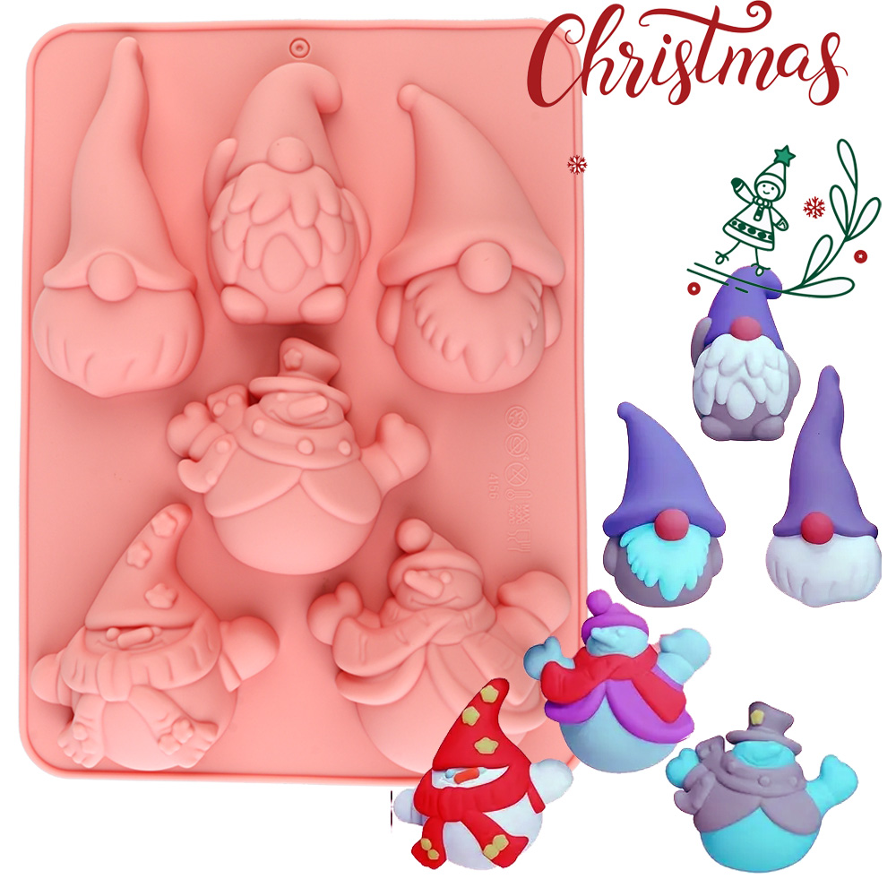 6-Cavity Christmas Gnome Cake  - Candle Making Easy review and price