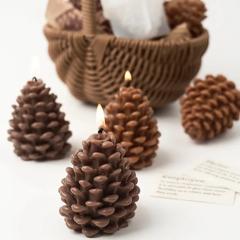 DIY 3D Pine Cone Silicone Cand - Candle Making Books For Beginners review and price