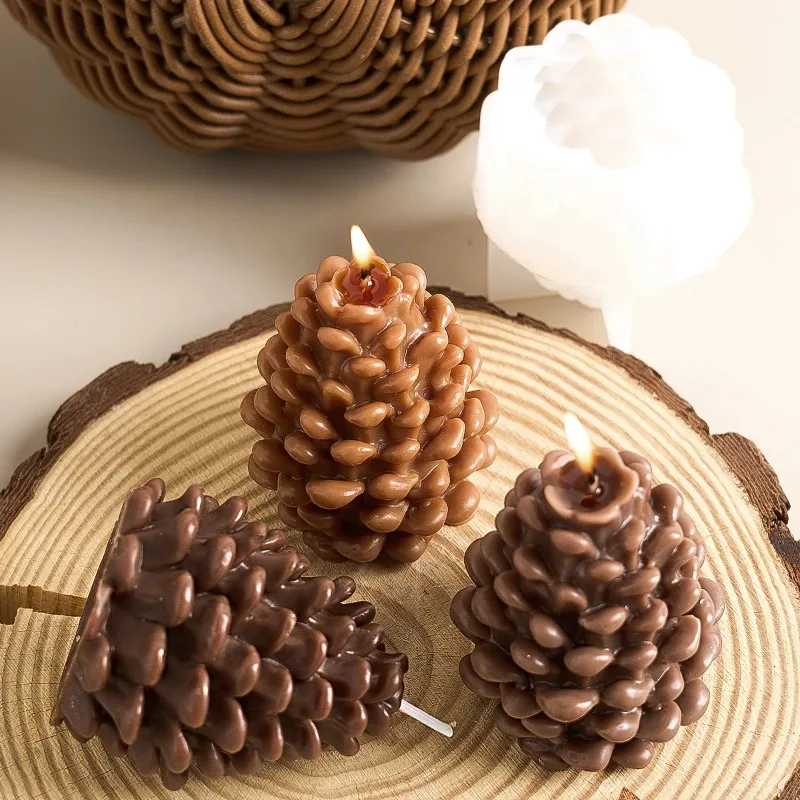 DIY 3D Pine Cone Silicone Cand - Candle Making Books For Beginners review and price