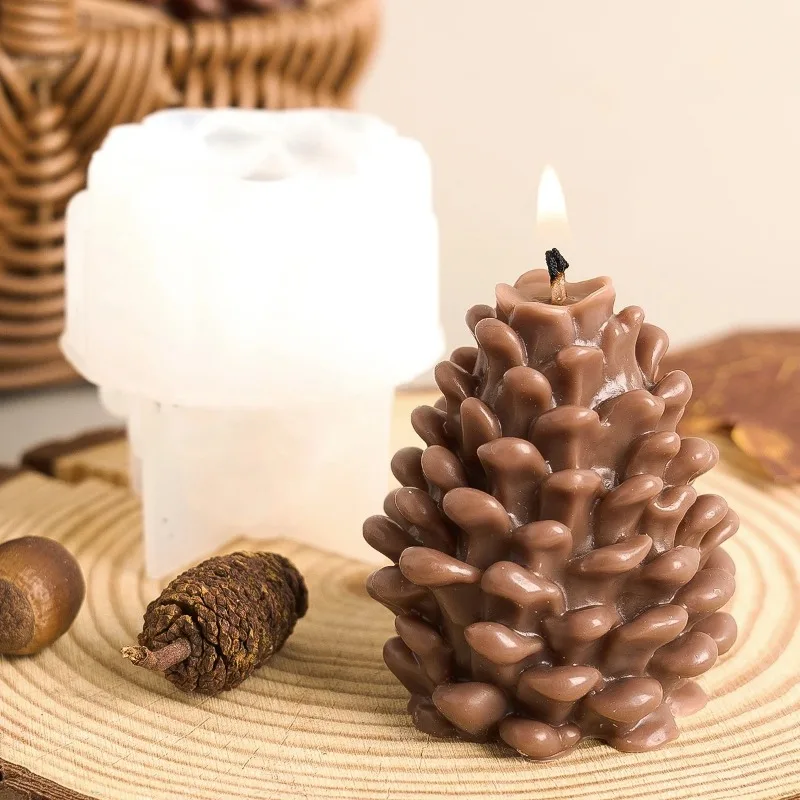 DIY 3D Pine Cone Silicone Cand - Candle Making Books For Beginners review and price