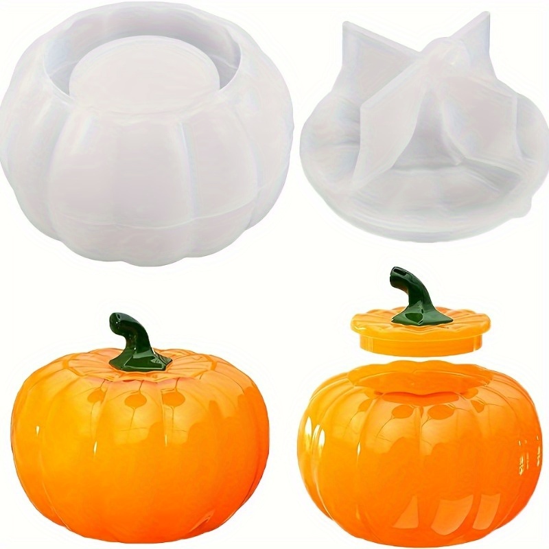2pcs Pumpkin Jar Silicone Mold - Candle Mold Silicone review and price