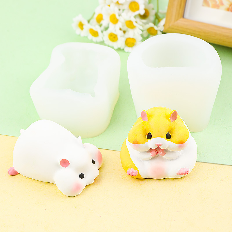 DIY Cute Hamster Mold Chocolat - Candle Mold Silicone review and price
