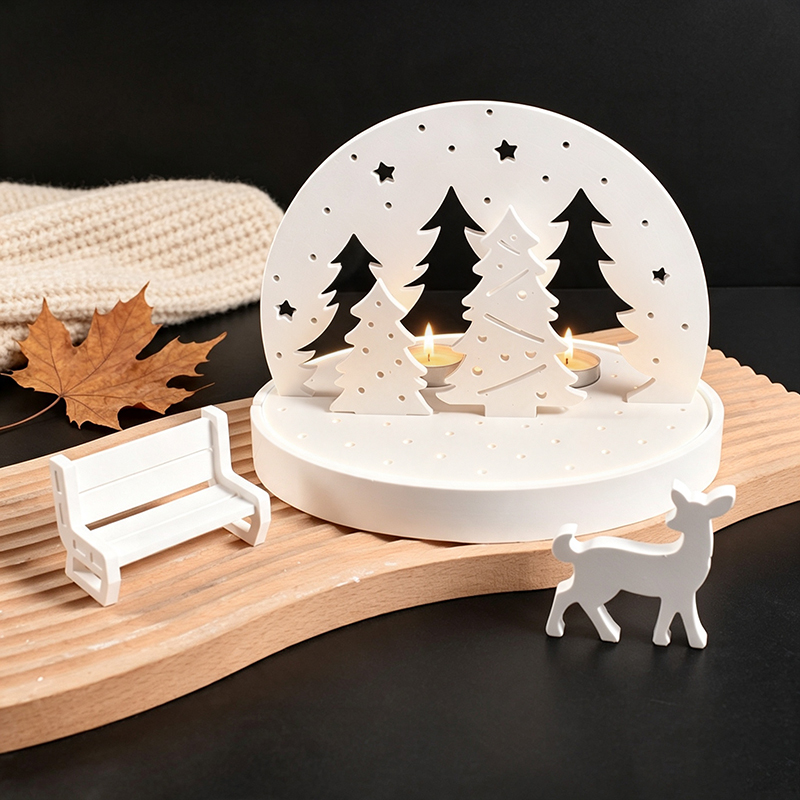 Christmas Elk Tealight Candle  - Candle Making Supplies review and price