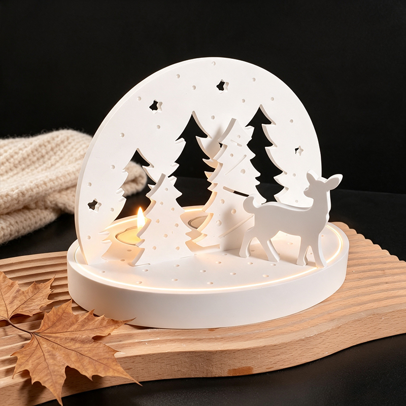 Christmas Elk Tealight Candle  - Candle Making Supplies review and price