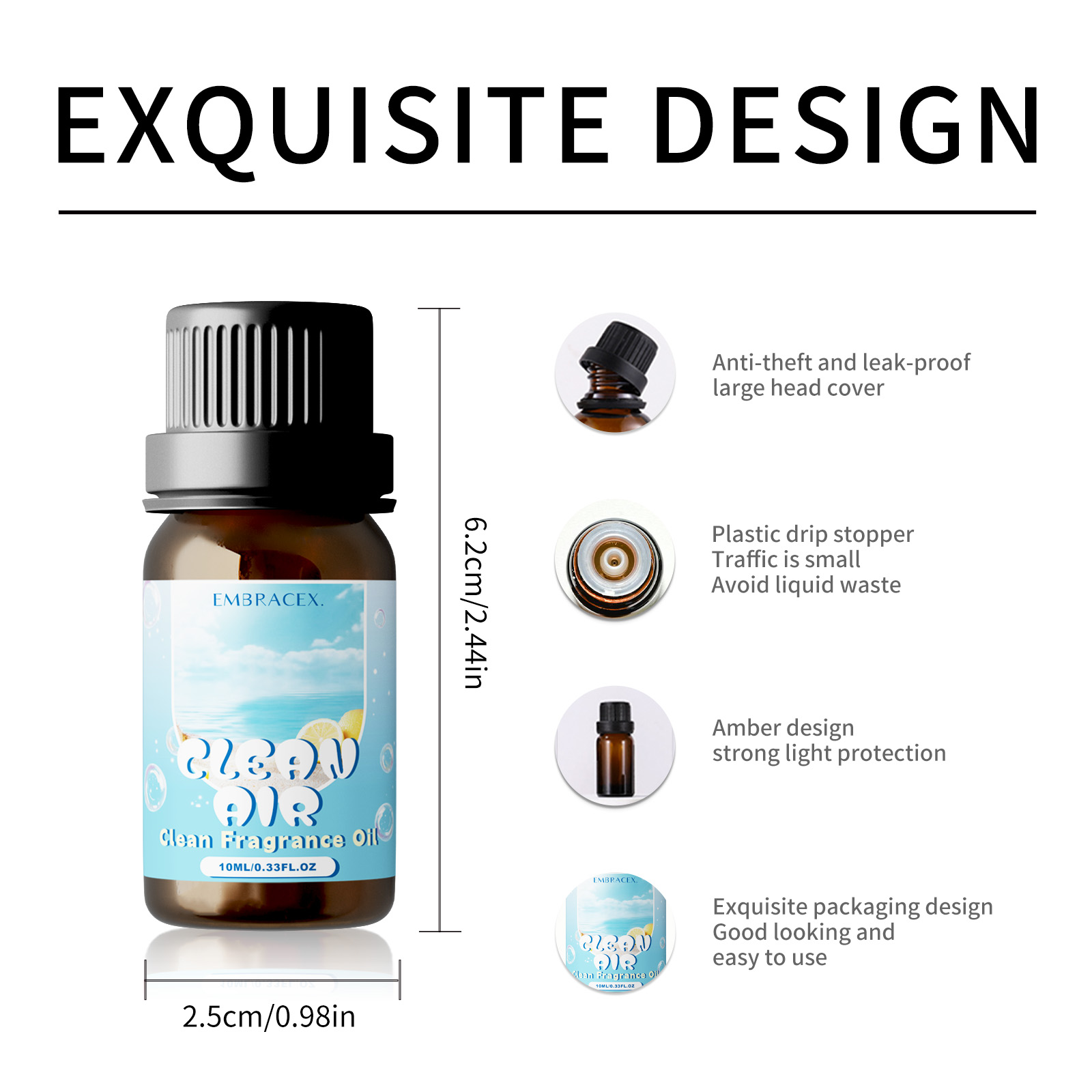 10ml Clean Air Fragrance Oils  - Candle Making Supplies review and price