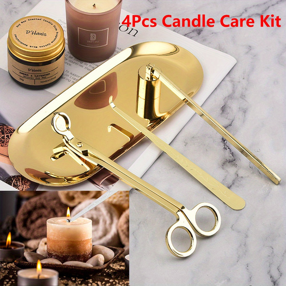 4pcs/set Luxury Candle Care Ki - Candle Making Supplies review and price