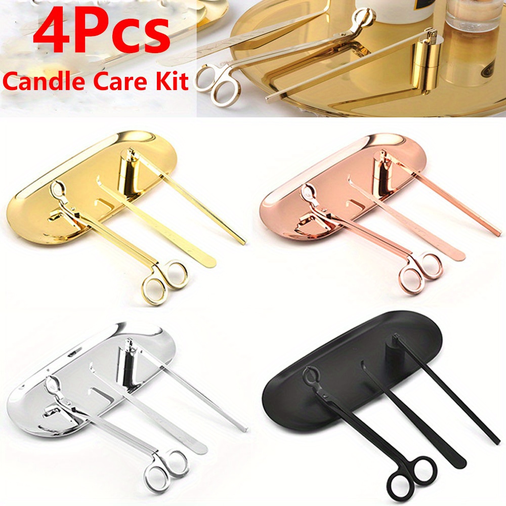 4pcs/set Luxury Candle Care Ki - Candle Making Supplies review and price