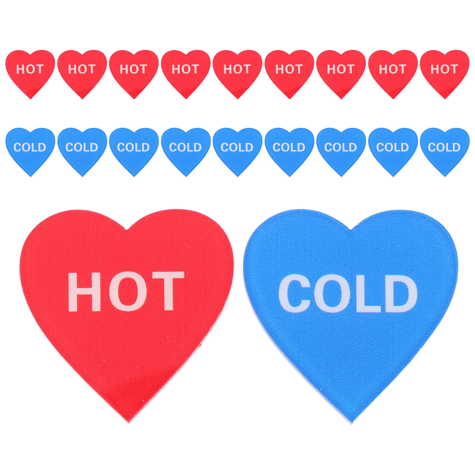 15Pair Acrylic Round Hot Cold  - Label Sticker Round review and price