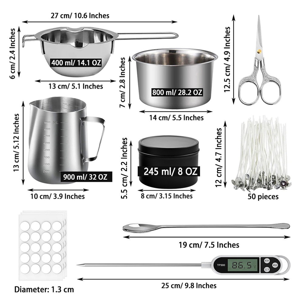 Glintmos DIY Candle Making Kit - Candle Making Supplies review and price