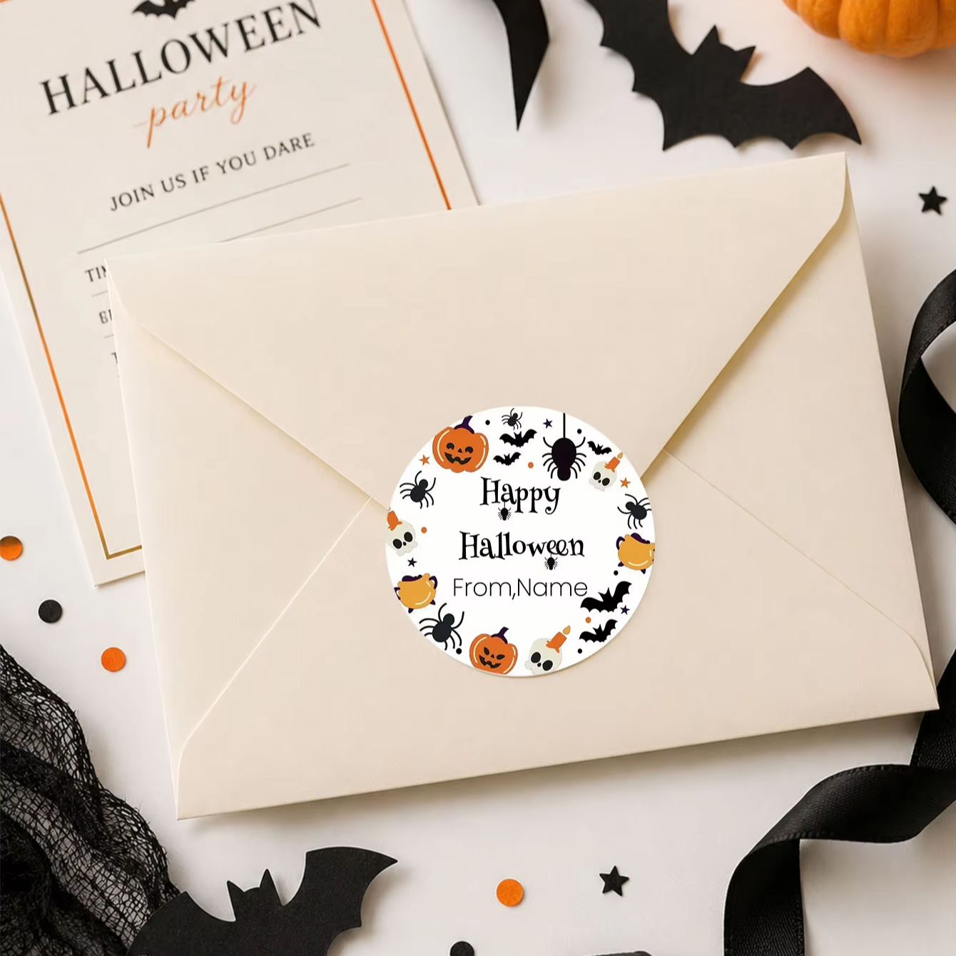 1‑100Pcs Personalized Custom R - Label Sticker Round review and price