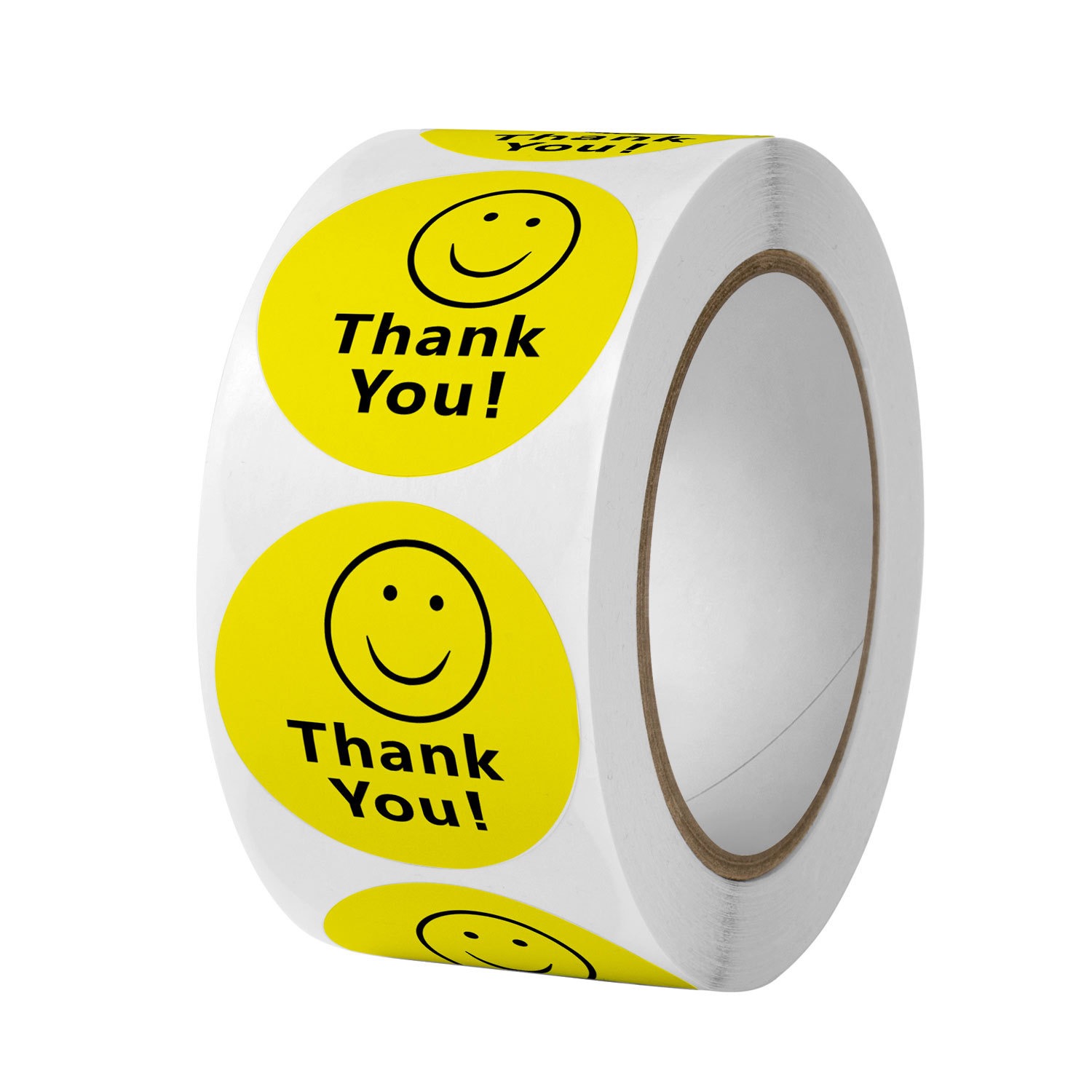 Smile Thank You Stickers,Yello - Label Sticker Round review and price