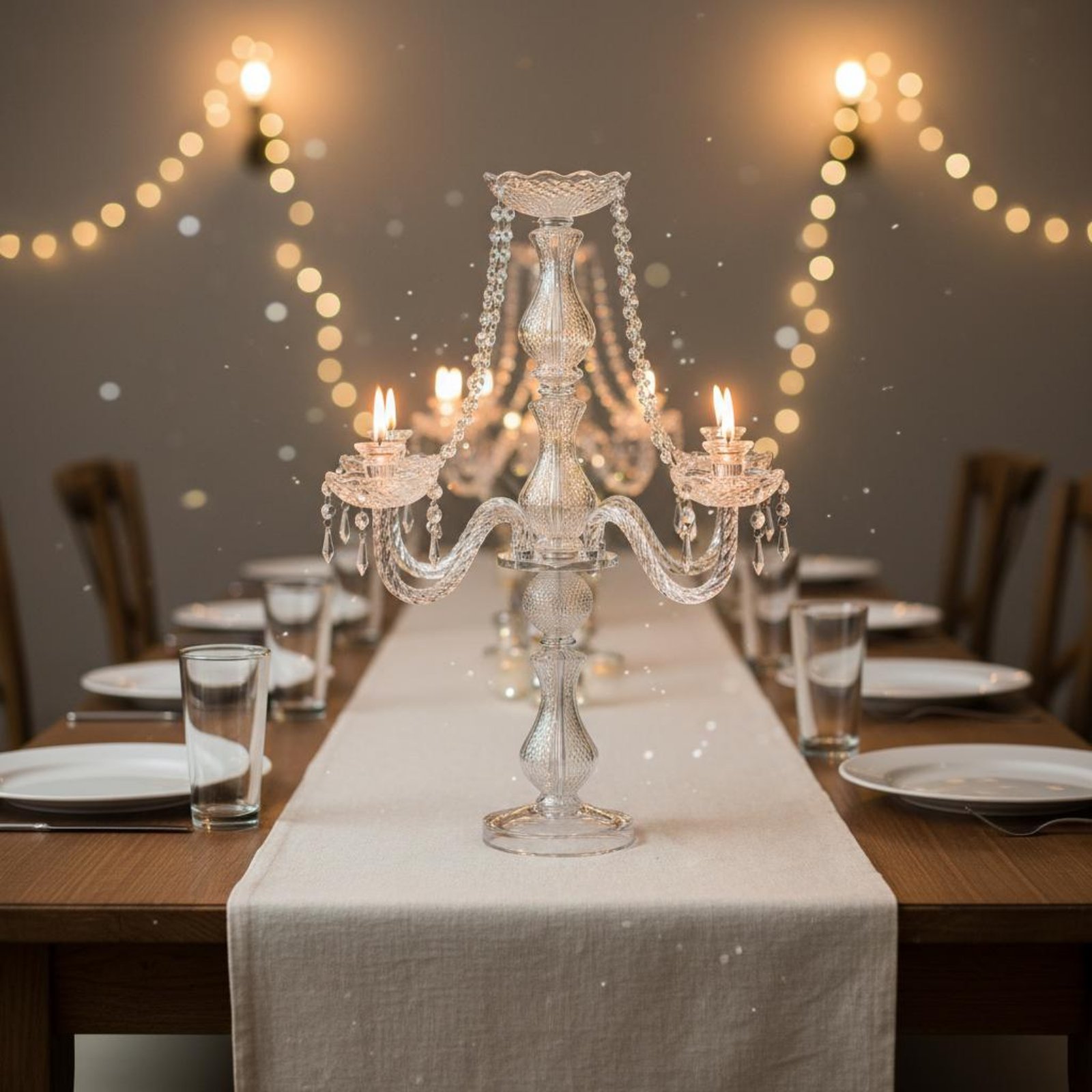 Crystal Candelabra Elegant Wed - Candle Making Supplies review and price