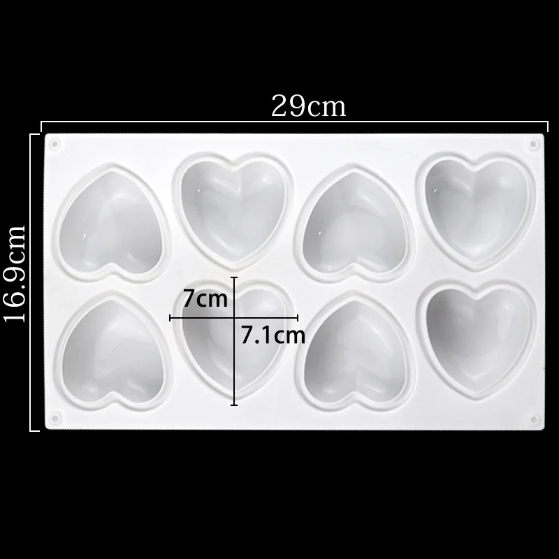 Love Heart Silicone Soap Mold  - Candle Making Easy review and price
