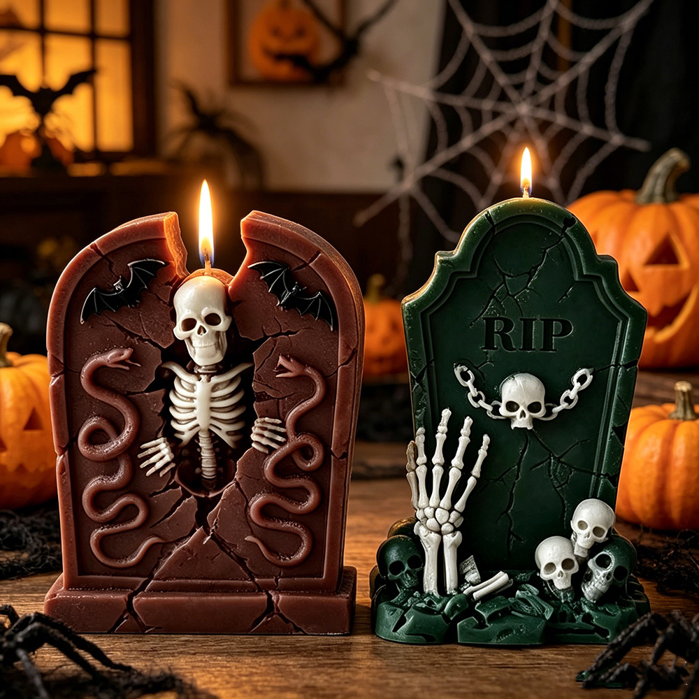 Halloween Tombstone Silicone M - Candle Making Books For Beginners review and price