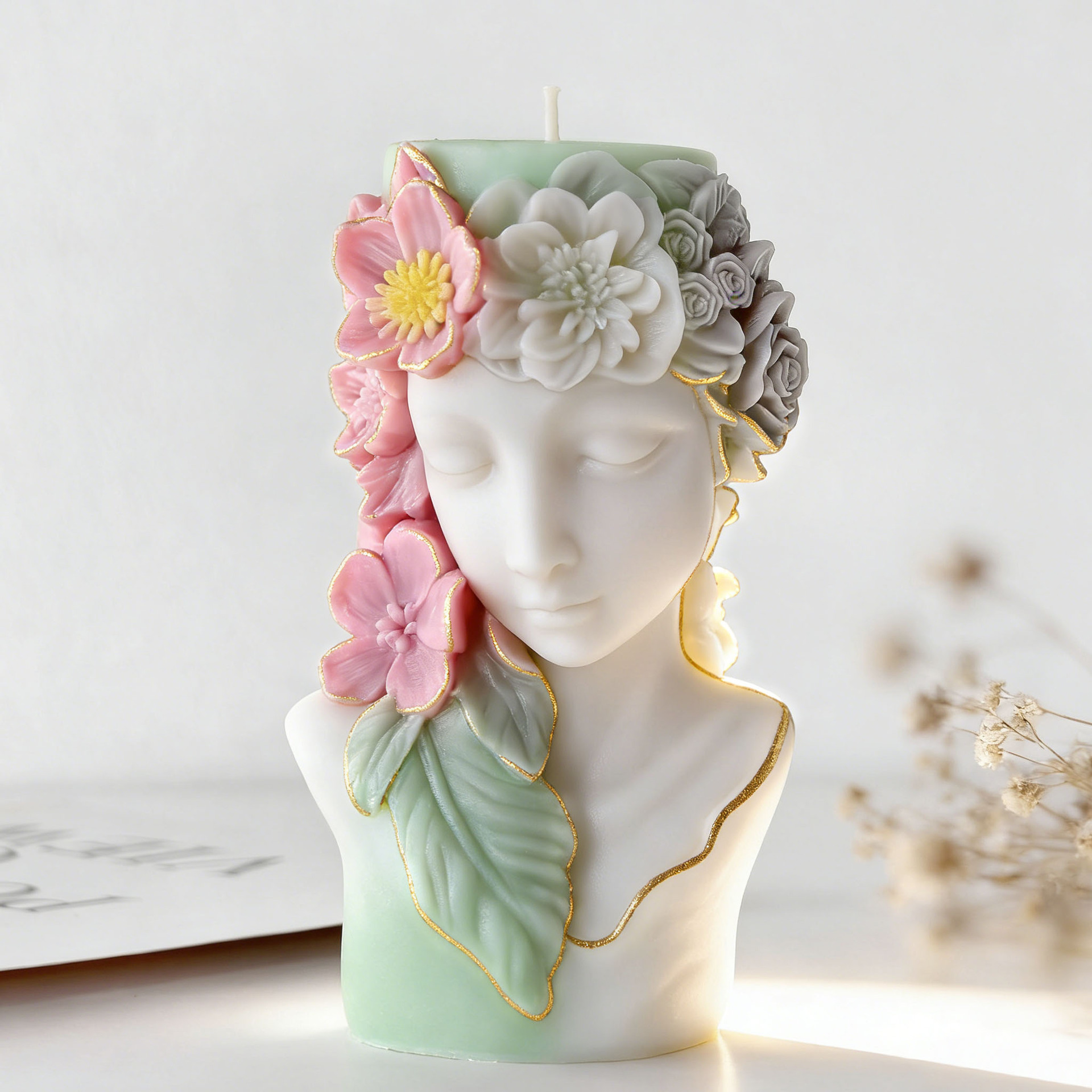 3D Floral Portrait Relief Cand - Candle Making Books For Beginners review and price