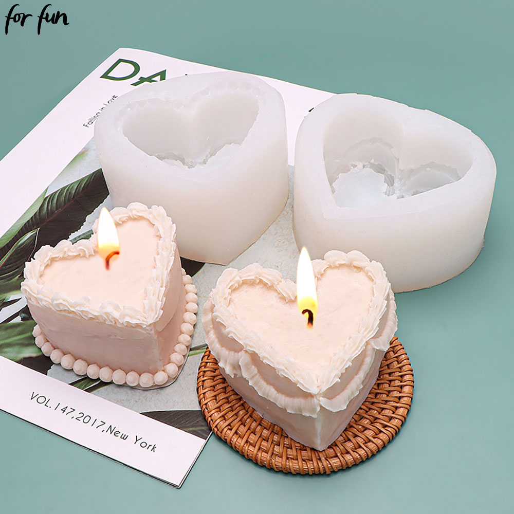 For Fun Heart Cake Shaped Cand - Candle Making Jelly review and price