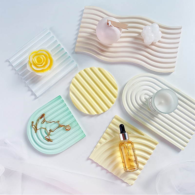 DIY Striped Wave Tray Mold For - Candle Mold Silicone review and price