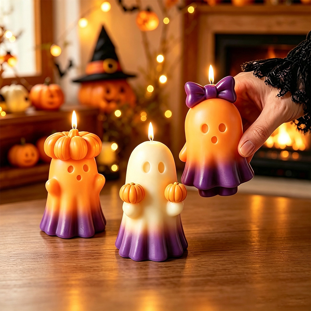 Halloween Cute Pumpkin Ghost S - Candle Making Books For Beginners review and price