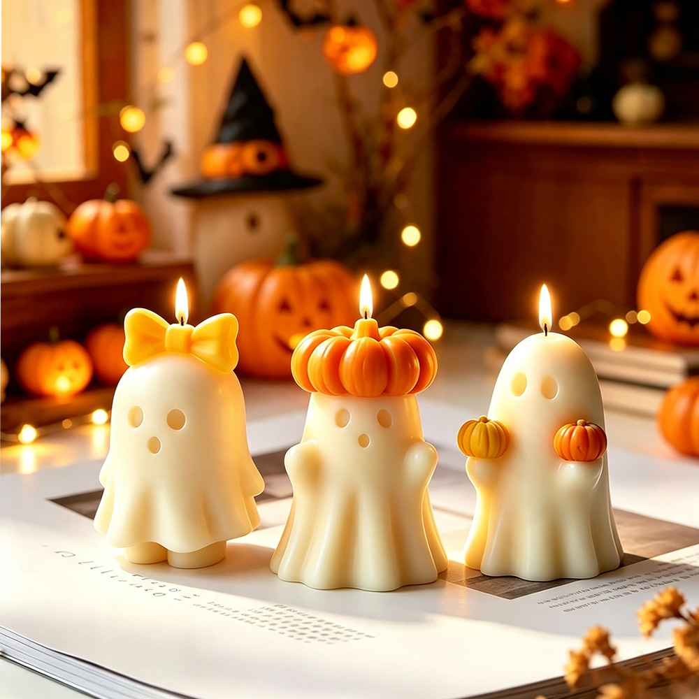 Halloween Cute Pumpkin Ghost S - Candle Making Books For Beginners review and price