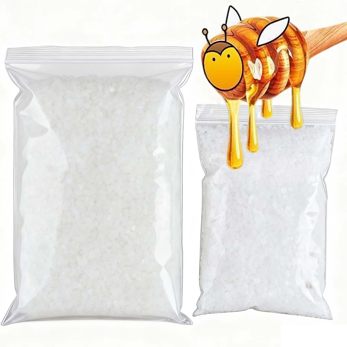 200g-1000g White Beeswax Pure  - Candle Making Easy review and price