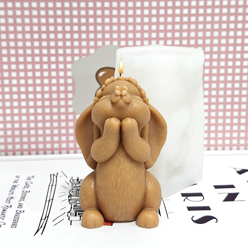 Prayer Rabbit Candle Mold Sili - Candle Making Workshop review and price