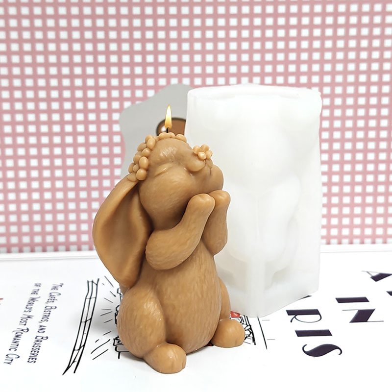 Prayer Rabbit Candle Mold Sili - Candle Making Workshop review and price