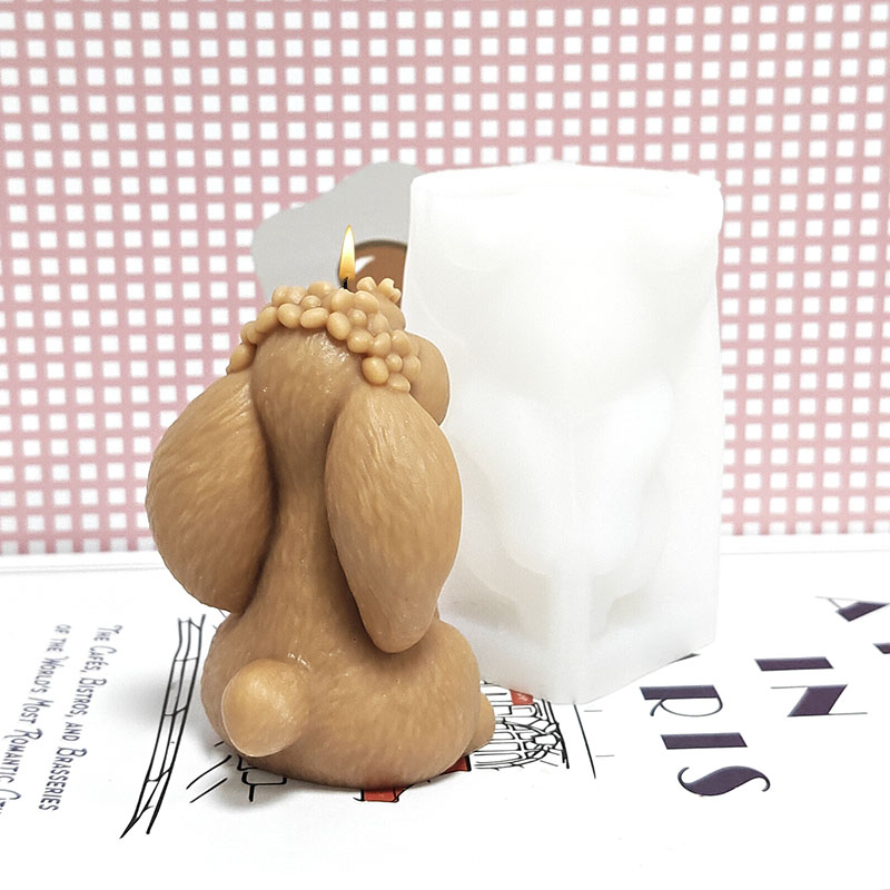 Prayer Rabbit Candle Mold Sili - Candle Making Workshop review and price