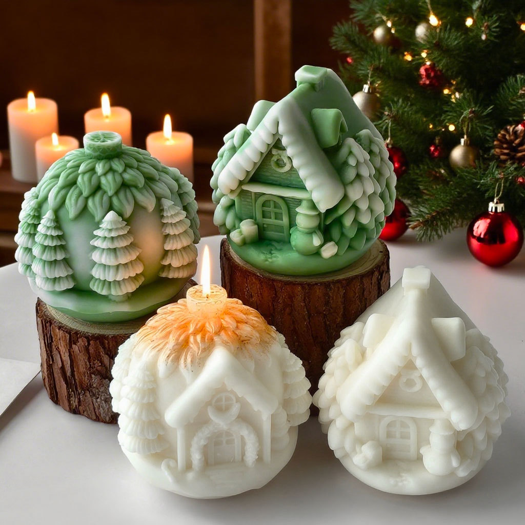 DIY Christmas Tree House Silic - Candle Making Books For Beginners review and price