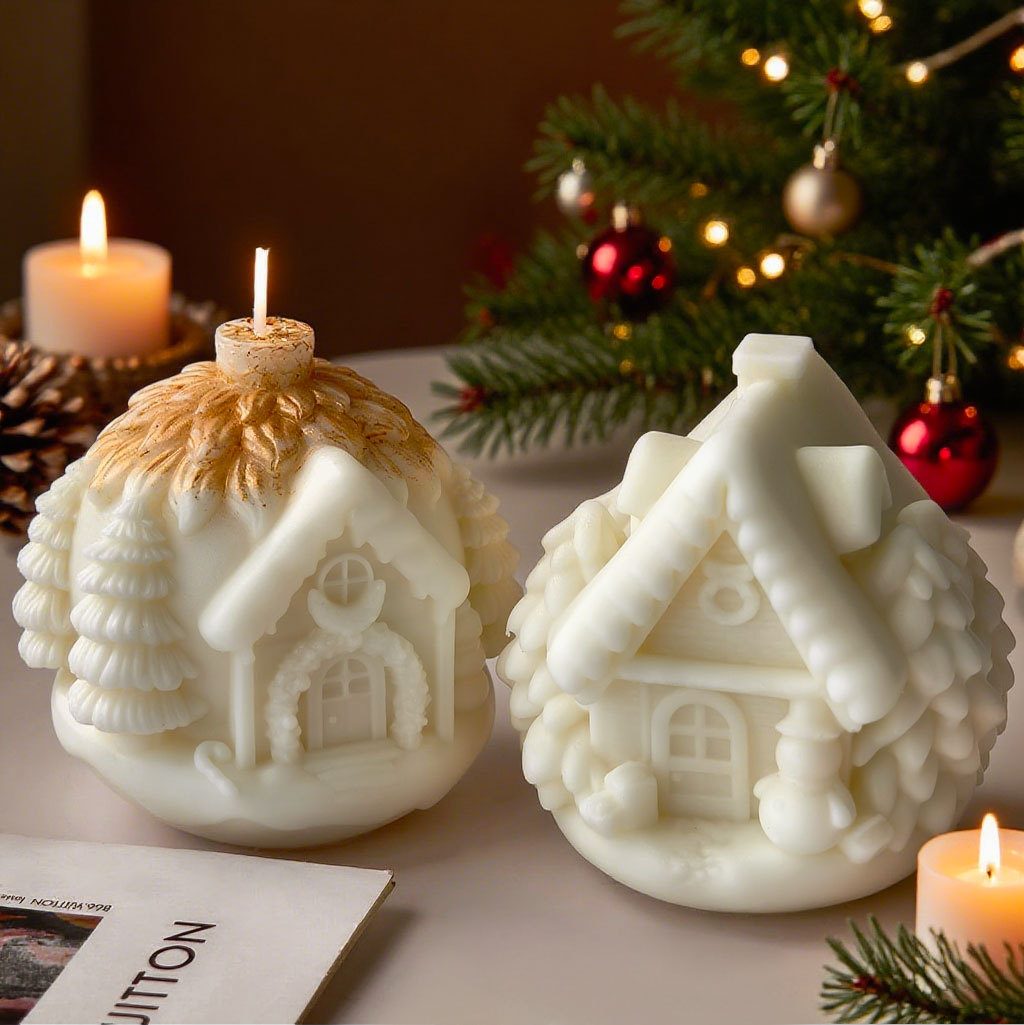 DIY Christmas Tree House Silic - Candle Making Books For Beginners review and price