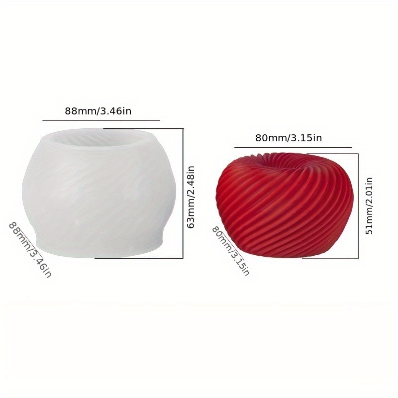 A trendy red apple silicone mo - Candle Mold Silicone review and price