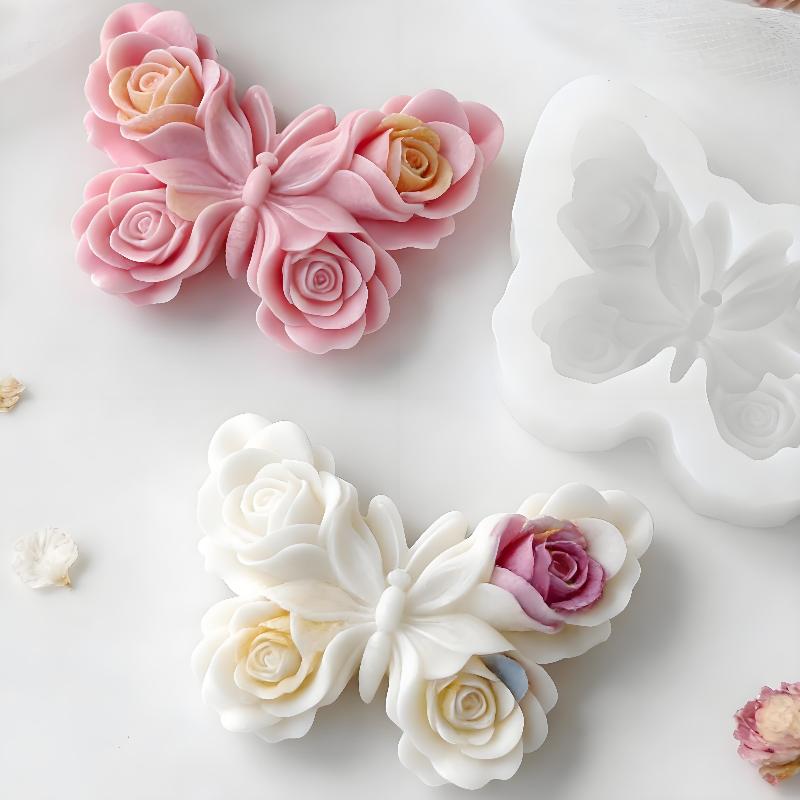 DIY Rose Butterfly Form Silico - Candle Making Supplies review and price