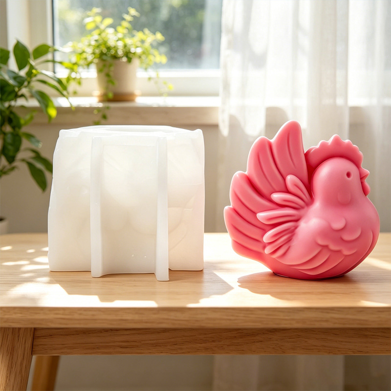 Cartoon Hen Silicone Candle Mo - Candle Making Jelly review and price