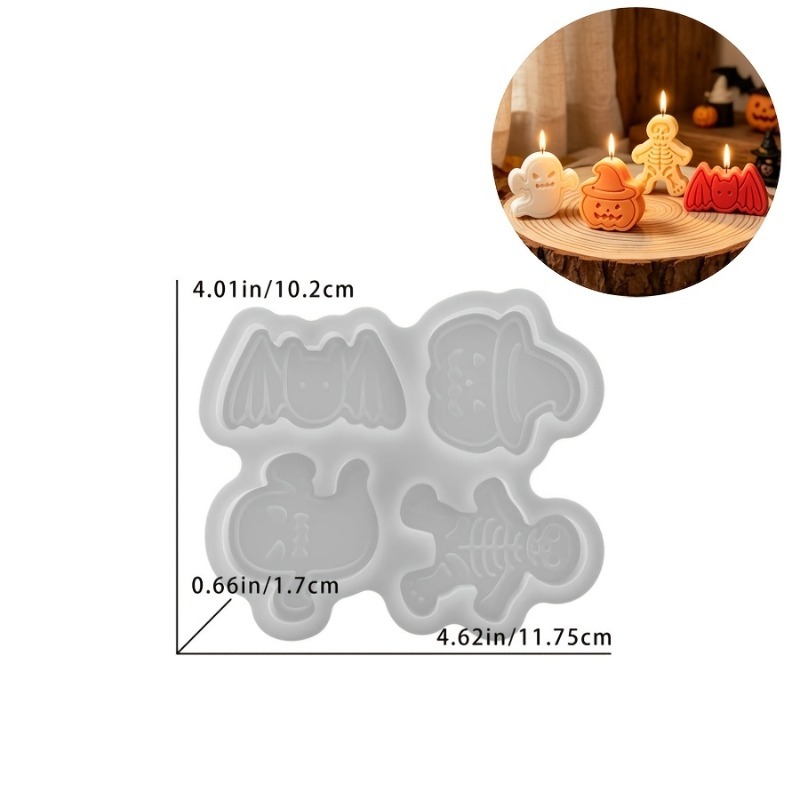 4-cavity silicone resin mold s - Candle Mold Silicone review and price