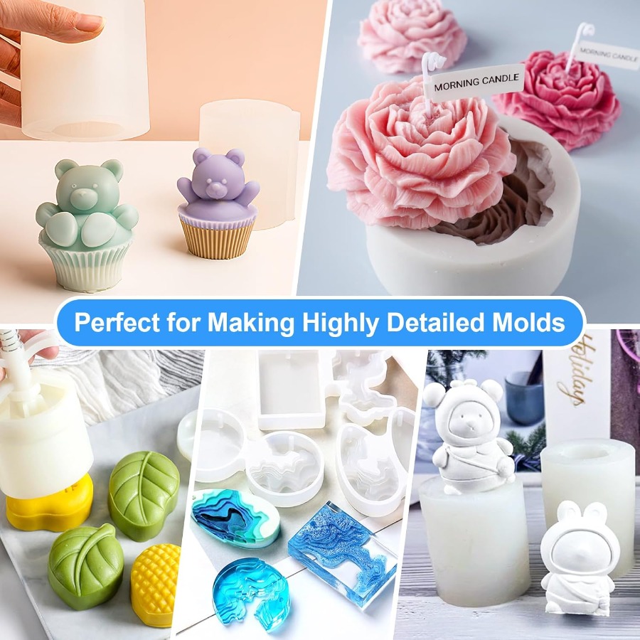 Silicone Mold Making Kit, 38.8 - Candle Making Easy review and price