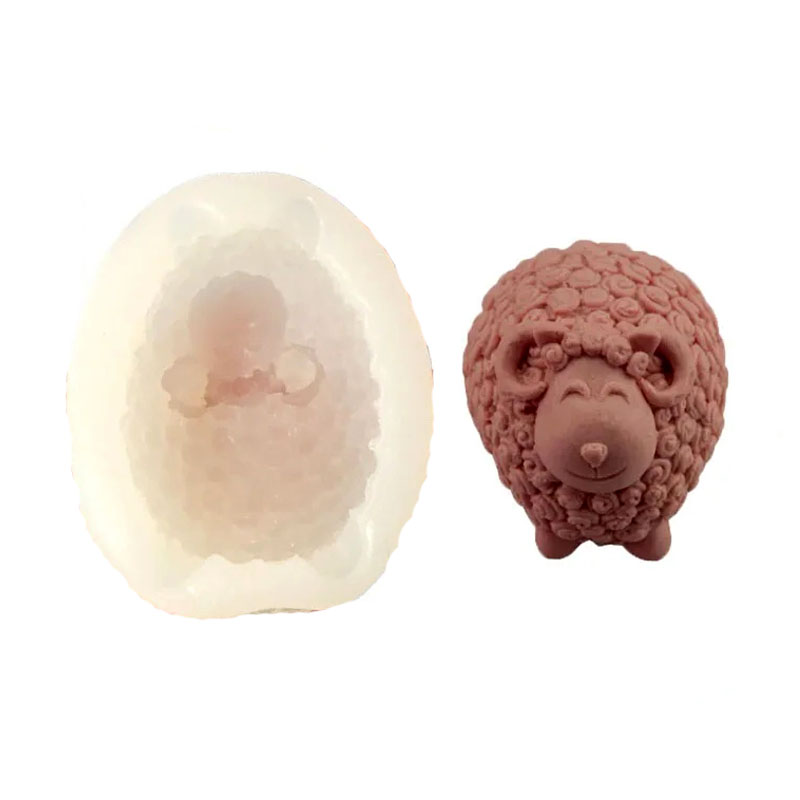 3D Sheep Candle Silicone Mold  - Candle Making Books For Beginners review and price